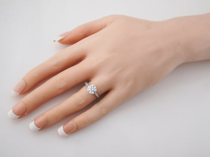 Vintage 1920's 2 Carat Diamond Art Deco Engagement Ring