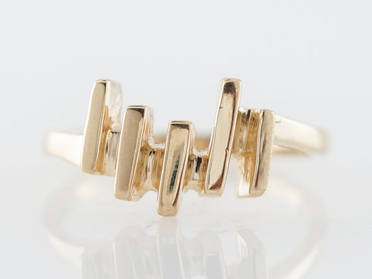 1960's Vintage Modernist Right Hand Ring in 14k