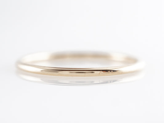 Simple Vintage Wedding Band in 14k Yellow Gold