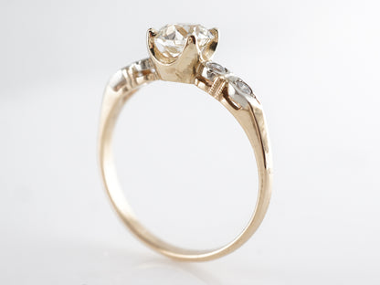 1950's Mid-Century Diamond Engagement Ring in 14k