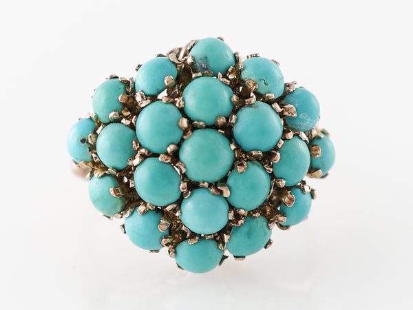 アクセサリー Vintage Turquoise Cluster Ring Vintage-Retro-Turquoise-