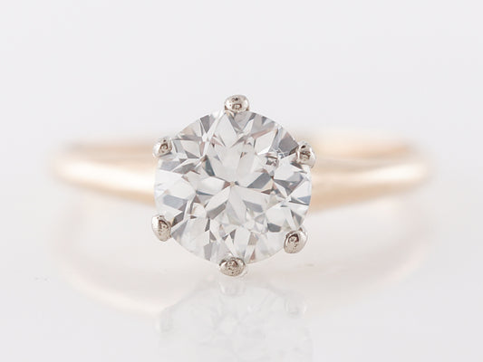 Vintage Ostby & Barton Diamond Engagement Ring