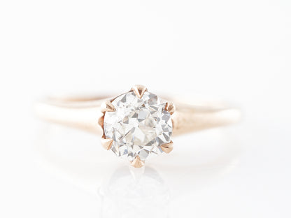 Vintage Victorian 1 Carat Diamond Engagement Ring