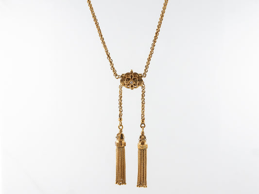 Antique Victorian Diamond Pendant in Yellow Gold