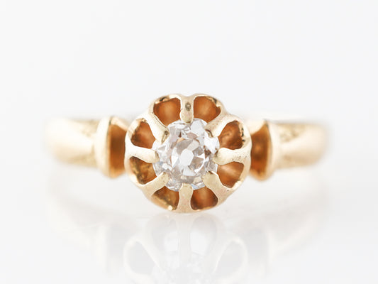 Vintage Solitaire Victorian Diamond Engagement Ring