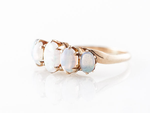 Vintage Victorian Opal Ring 14k Yellow Gold