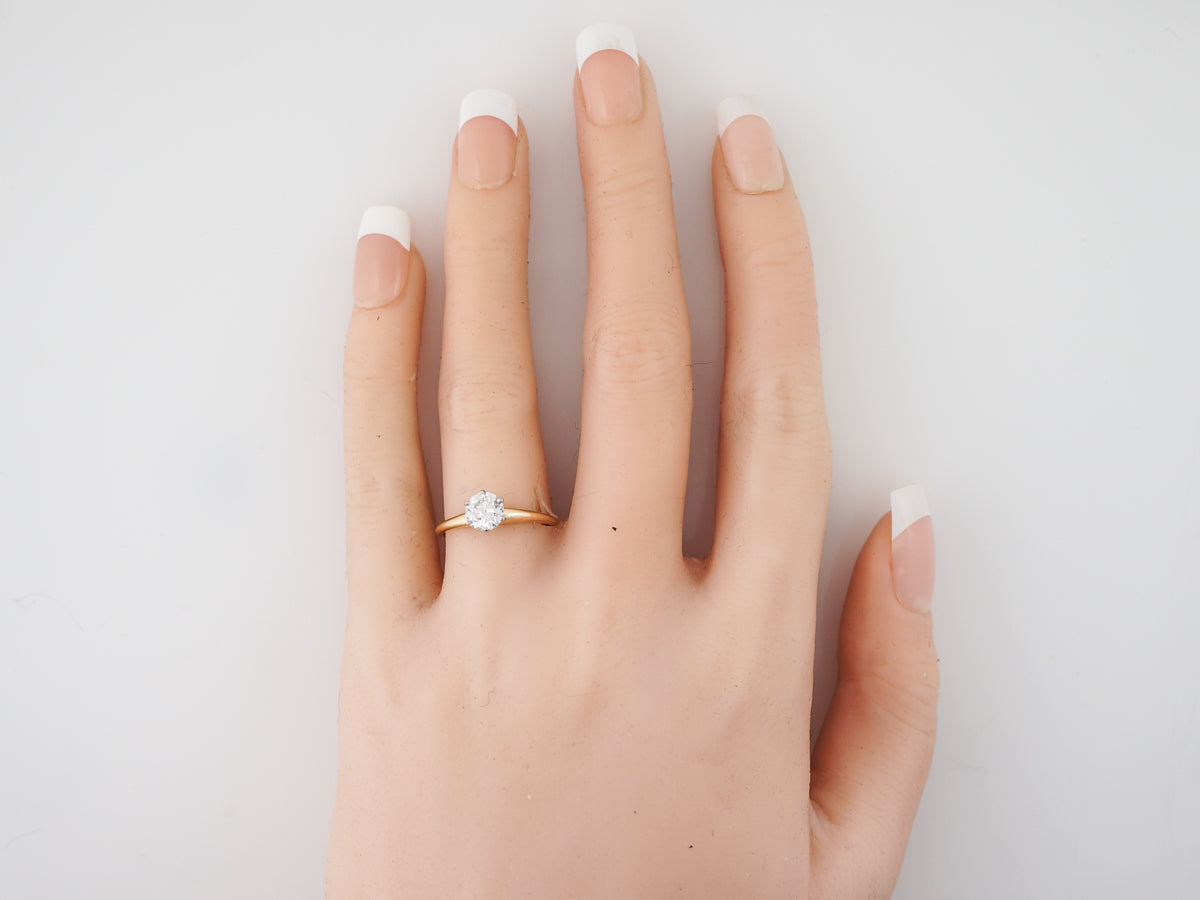 Vintage Tiffany Co Diamond Solitaire Engagement Ring – Filigree