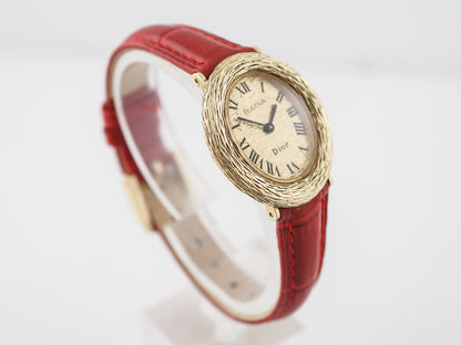 Vintage Watch Mid-Century Ladies Dior in 14k Yellow Gold