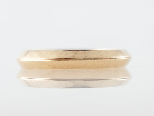 Vintage Wedding Band Set Mid-Century in 14k Yellow Gold