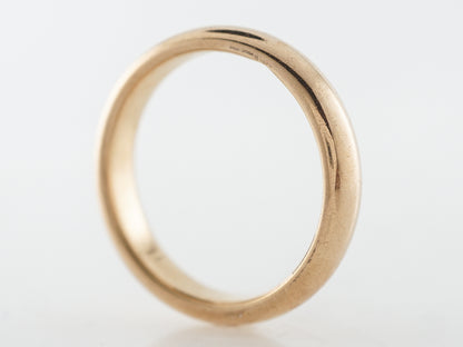 Vintage Victorian Wedding Band in 18k Yellow Gold