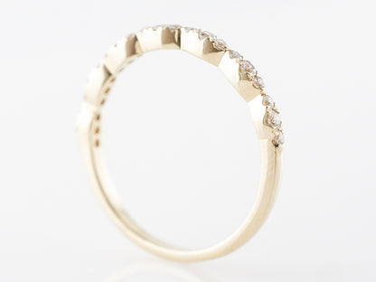 Marquis Shaped Diamond Cluster Band in 18k Yellow Gold