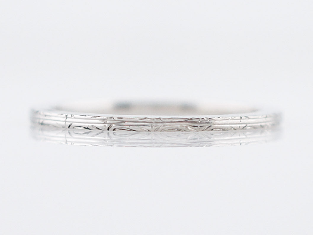 Wedding Band Modern Tiffany Co In Platinum Filigree Jewelers   Wedding Band Modern Tiffany Co. Platinum 34 